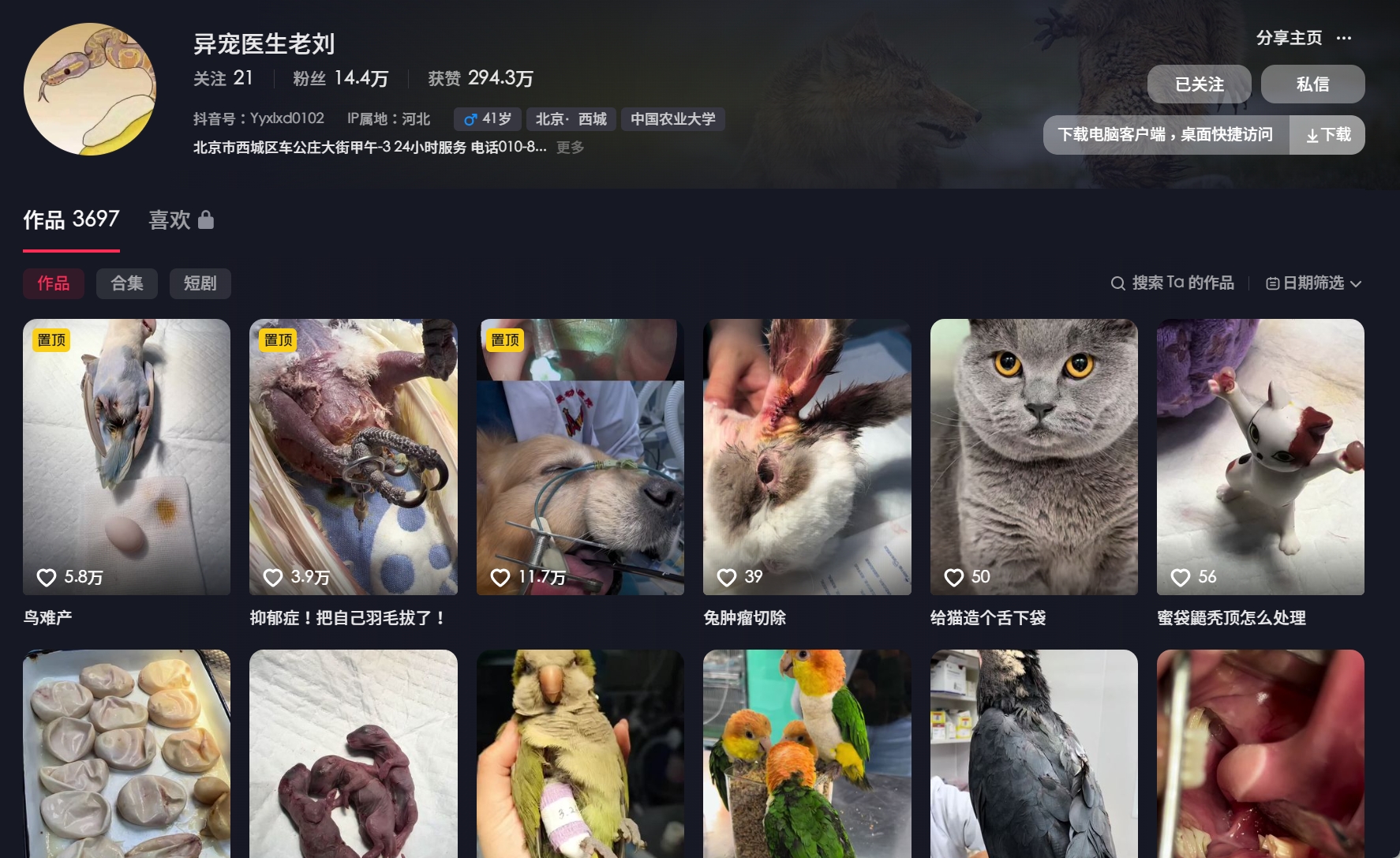 北京 / 异宠医生老刘